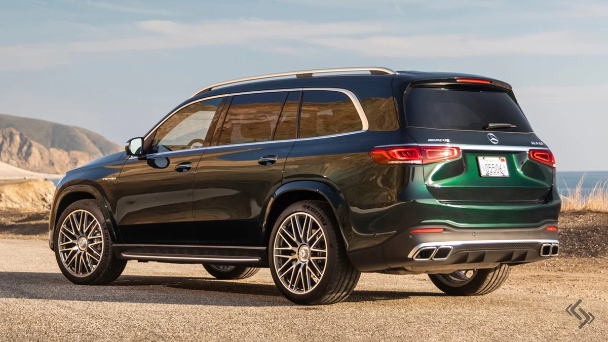 نمای عقب مرسدس بنز GLS 600